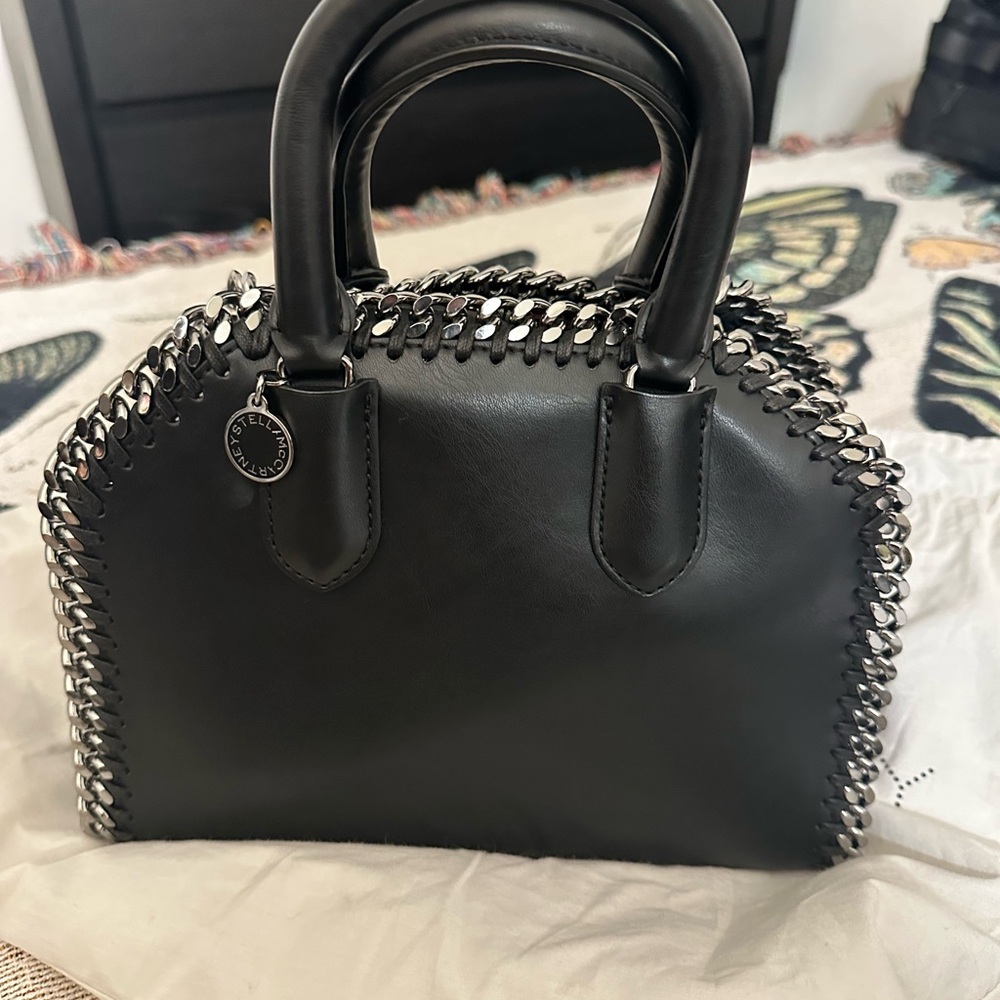 Stella McCartney Black Eco Alter Mini Handbag/ Crossbody